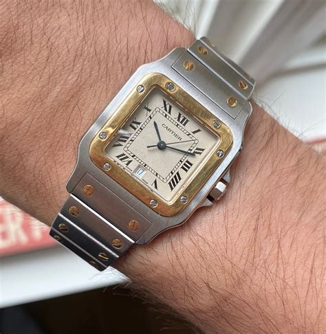 cartier santos 80's|cartier santos vintage.